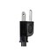 Monoprice Molded Y-Splice Extension Cord Adapter, 18 AWG, Indoor, 18/3, 1 Outlets, 5-15R, Black, 5-15P, 1 ft 35055 - alternate 6